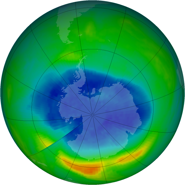 Ozone Map 1986-09-22